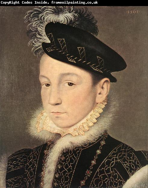 Francois Clouet Portrait of King Charles IX